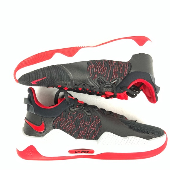New Nike PG 5 Bred Basketball Shoes PAUL GEORGE Size 10.5 - Picture 5 of 14